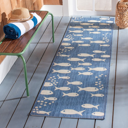 Tapis de jardin imperméable pour intérieur/extérieur SAFAVIEH Courtyard Ragne