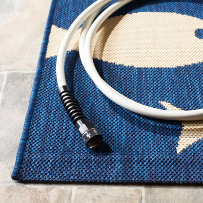 Tapis de jardin imperméable pour intérieur/extérieur SAFAVIEH Courtyard Ragne