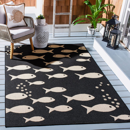 Tapis de jardin imperméable pour intérieur/extérieur SAFAVIEH Courtyard Ragne