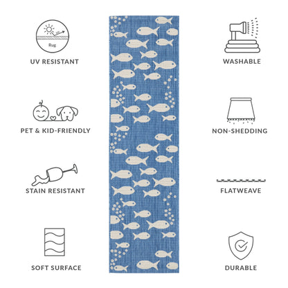 Tapis de jardin imperméable pour intérieur/extérieur SAFAVIEH Courtyard Ragne