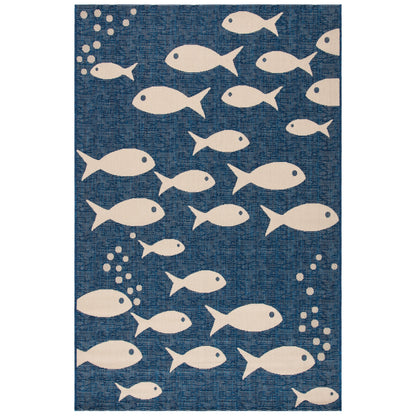 Tapis de jardin imperméable pour intérieur/extérieur SAFAVIEH Courtyard Ragne