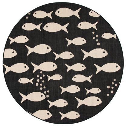 Tapis de jardin imperméable pour intérieur/extérieur SAFAVIEH Courtyard Ragne