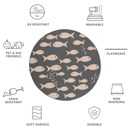 Tapis de jardin imperméable pour intérieur/extérieur SAFAVIEH Courtyard Ragne