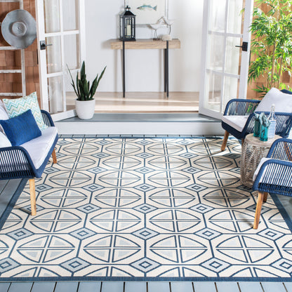 Tapis de jardin imperméable pour intérieur/extérieur SAFAVIEH Courtyard Saundra
