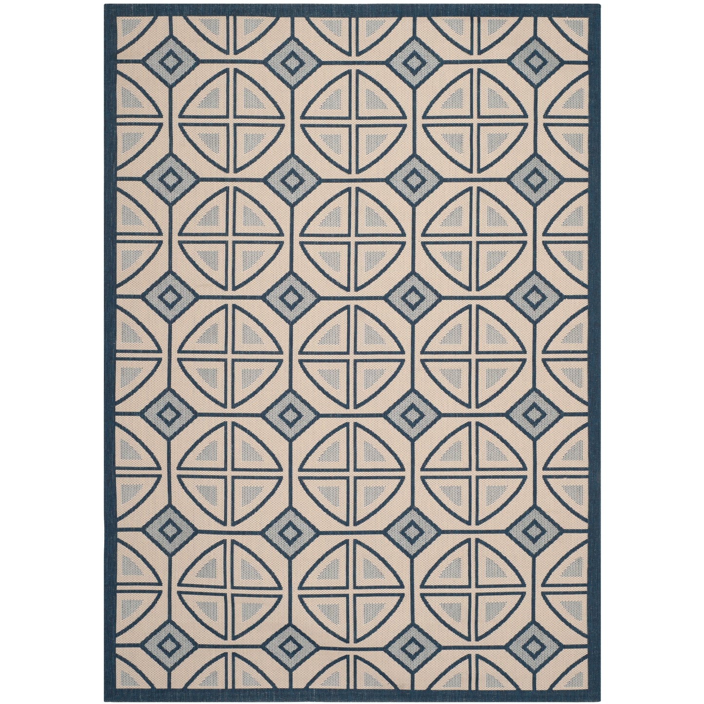 Tapis de jardin imperméable pour intérieur/extérieur SAFAVIEH Courtyard Saundra