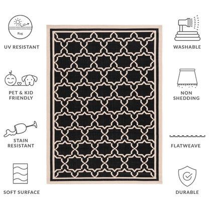Tapis de jardin imperméable d'intérieur/extérieur SAFAVIEH Courtyard Thomasina