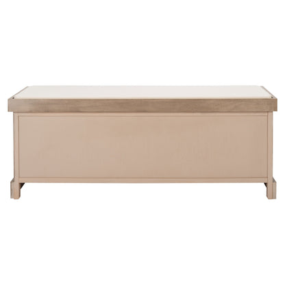 Banc de rangement à 3 tiroirs avec coussins SAFAVIEH Fiorello - 47,3 L x 15 L x 19 H - 47 L x 15 P x 19 H