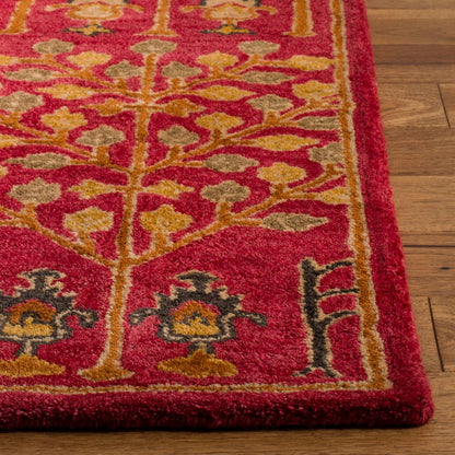 Tapis oriental traditionnel en laine fait main SAFAVIEH, motif floral Heritage Picture Block