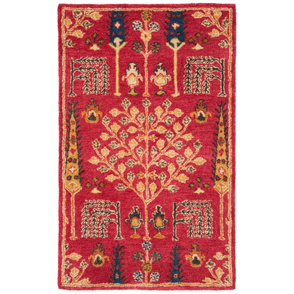 Tapis oriental traditionnel en laine fait main SAFAVIEH, motif floral Heritage Picture Block