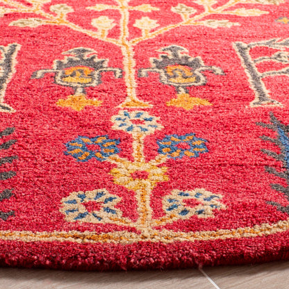 Tapis oriental traditionnel en laine fait main SAFAVIEH, motif floral Heritage Picture Block