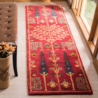 Tapis oriental traditionnel en laine fait main SAFAVIEH, motif floral Heritage Picture Block