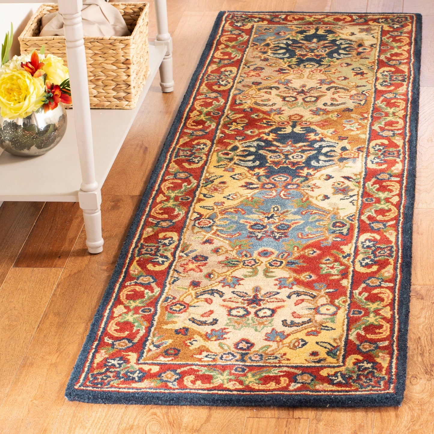 Tapis oriental traditionnel en laine reptilien fait main SAFAVIEH