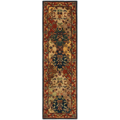 Tapis oriental traditionnel en laine reptilien fait main SAFAVIEH