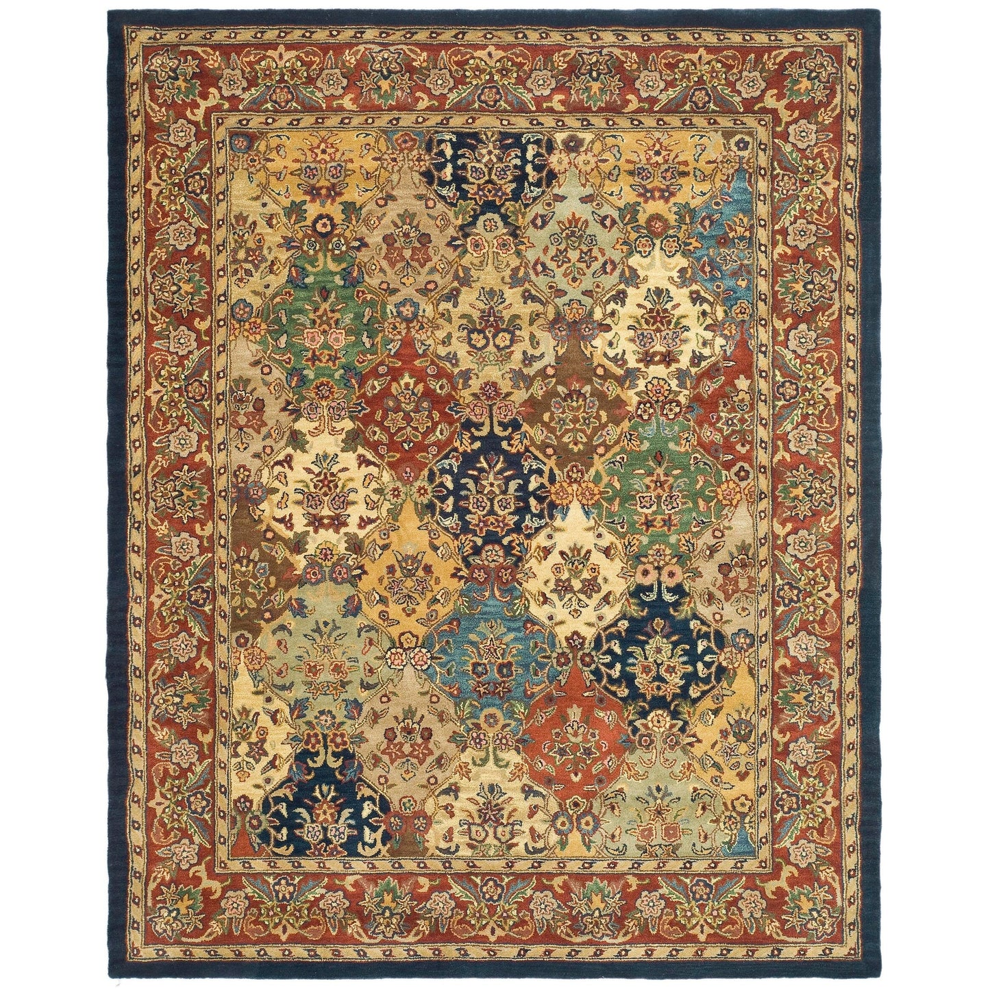 Tapis oriental traditionnel en laine reptilien fait main SAFAVIEH