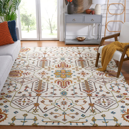 Tapis en laine floral SAFAVIEH Heritage Snjolaug fait main