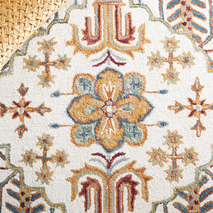 Tapis en laine floral SAFAVIEH Heritage Snjolaug fait main