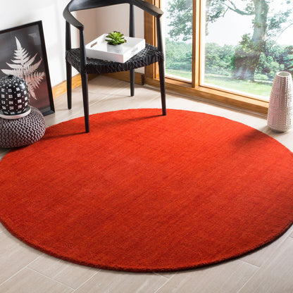 Tapis moderne en laine fait main SAFAVIEH avec bordure en palmier de l'Himalaya