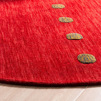 Tapis moderne en laine fait main SAFAVIEH Himalaya Poppy Glossary