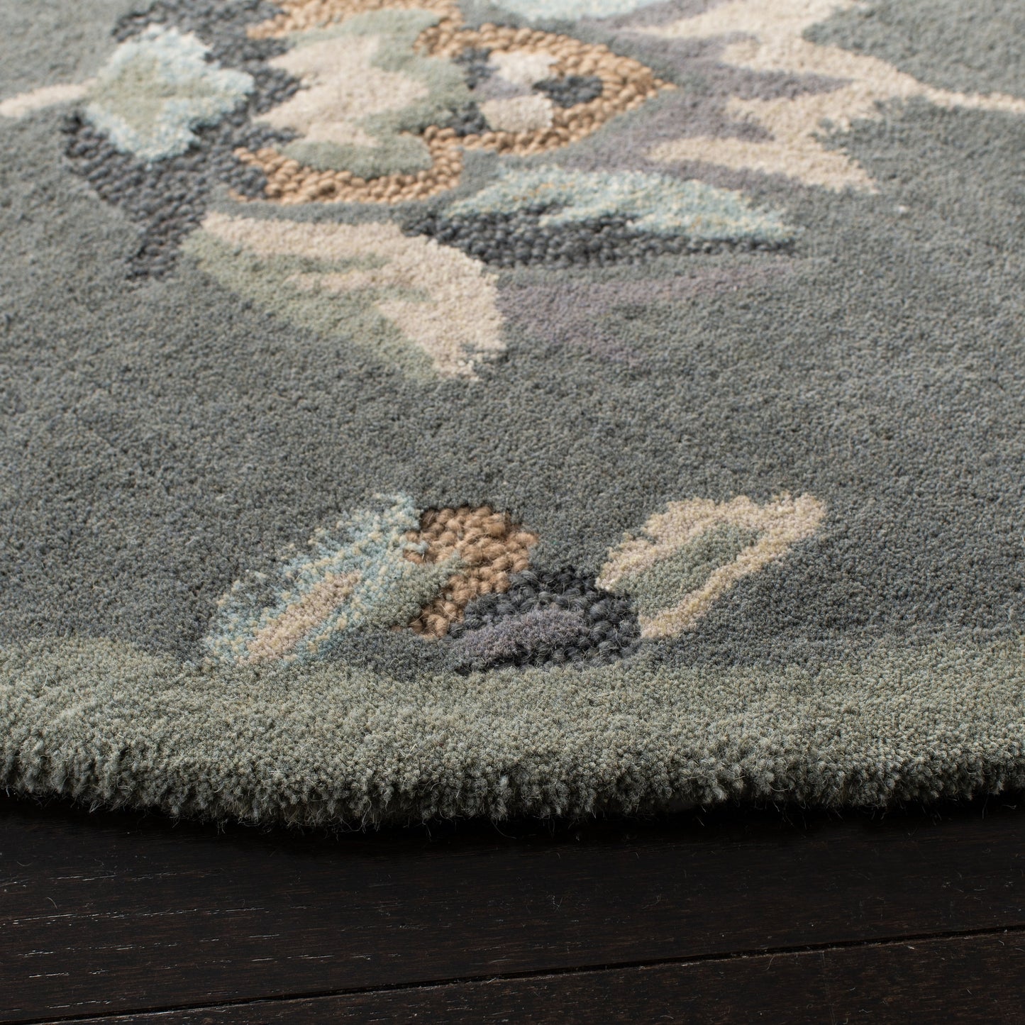 Tapis en laine floral fait main SAFAVIEH Jardin Aase Country