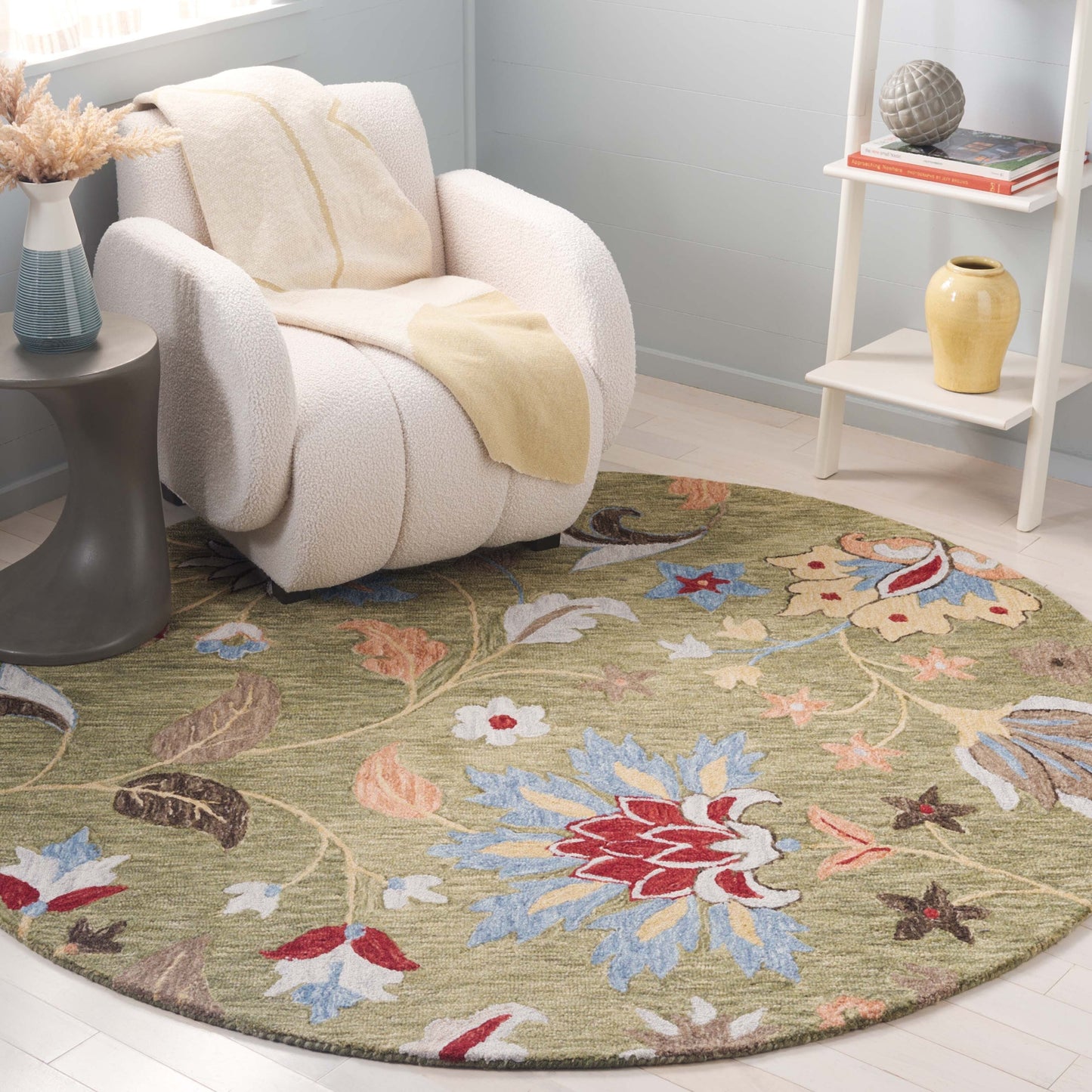Tapis en laine fait main SAFAVIEH Jardin Asya Country