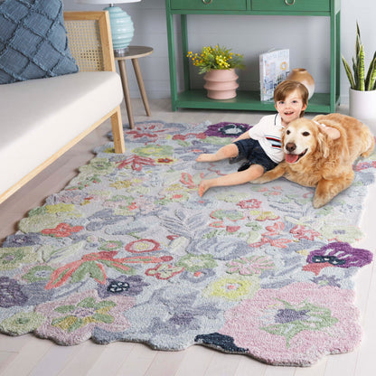 Tapis en laine fait main SAFAVIEH Jardin Malfrid Country