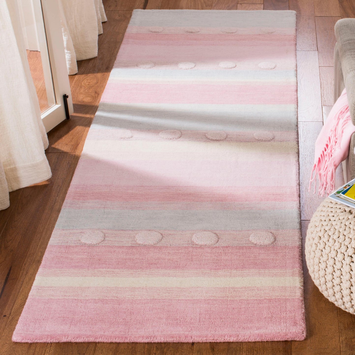 Tapis en laine Kayli fait main pour enfants SAFAVIEH