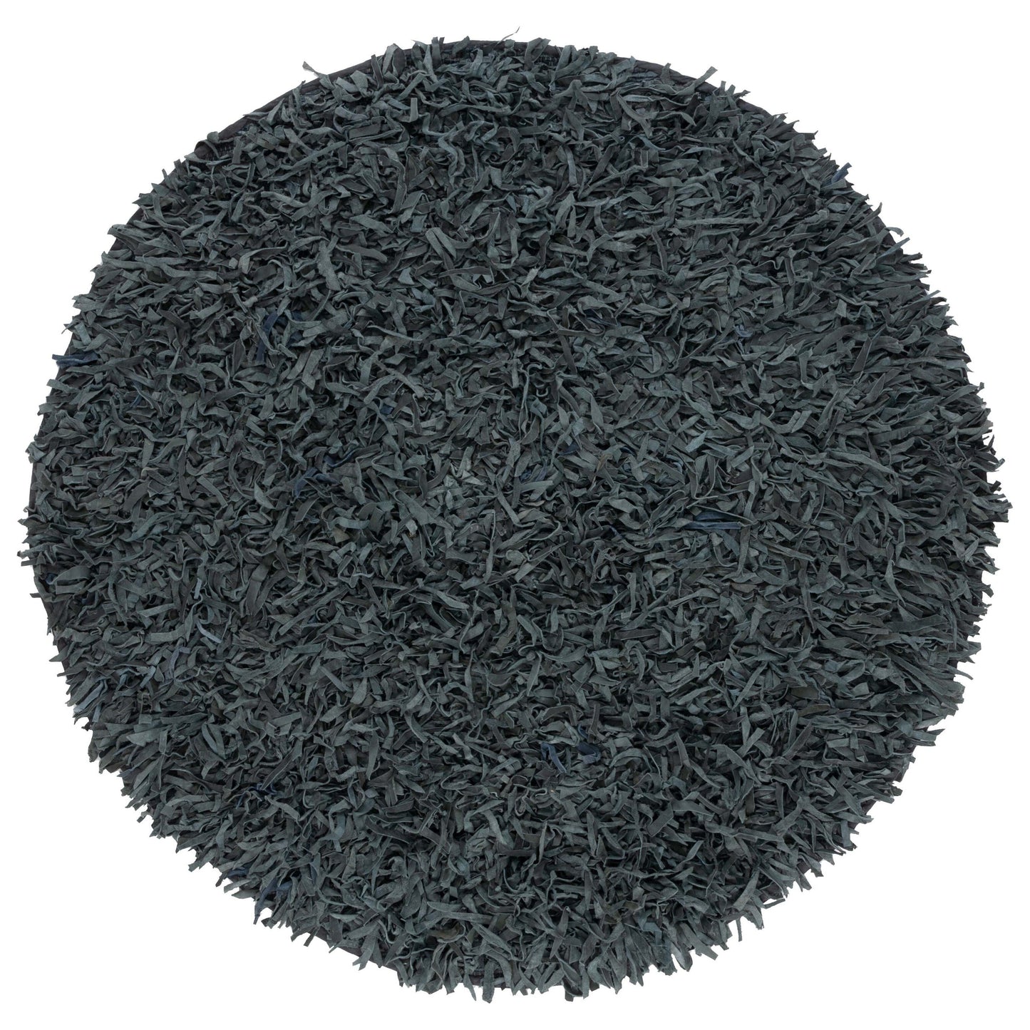 Tapis décoratif moderne en cuir fait main SAFAVIEH Shag Doinita