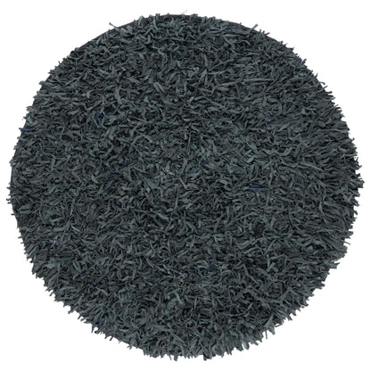 Tapis décoratif moderne en cuir fait main SAFAVIEH Shag Doinita