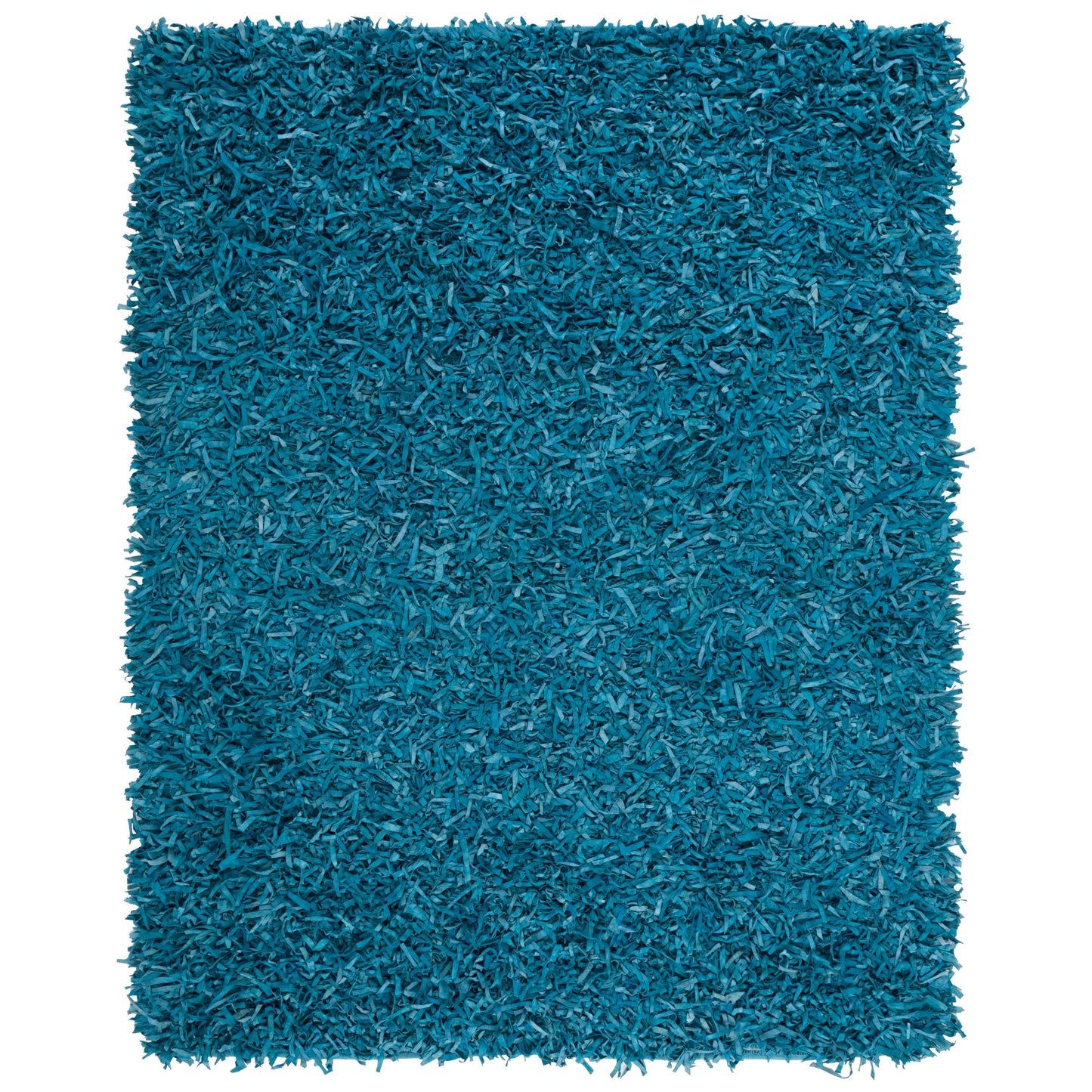 Tapis décoratif moderne en cuir fait main SAFAVIEH Shag Doinita