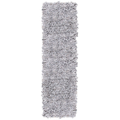 Tapis décoratif moderne en cuir fait main SAFAVIEH Shag Doinita