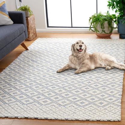 SAFAVIEH Fait main Marbella Gillette Boho Géométrique Laine et Viscose