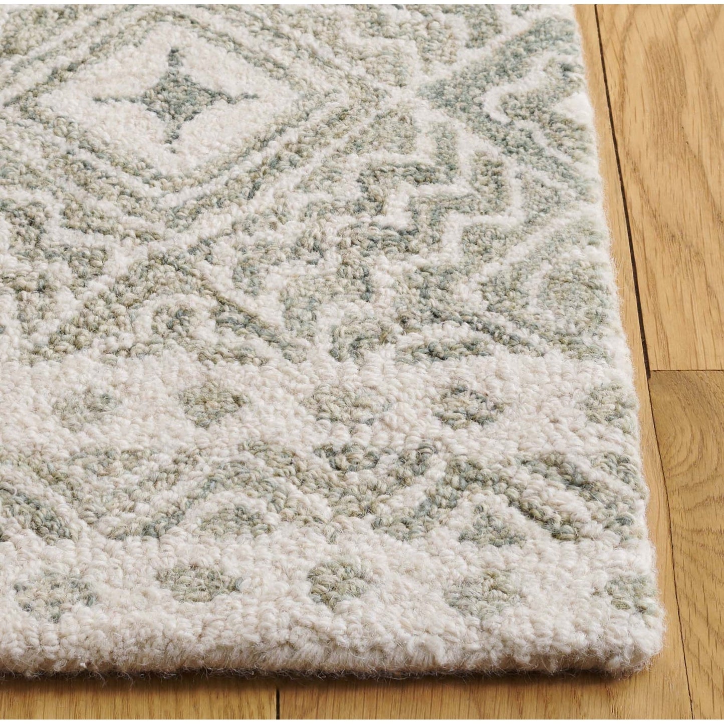 Tapis en laine Lutetia micro-bouclé fait main SAFAVIEH