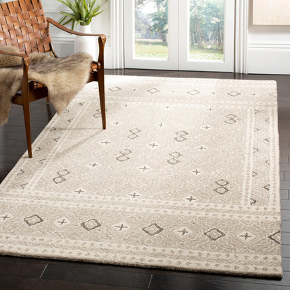 Tapis en laine Lutetia micro-bouclé fait main SAFAVIEH