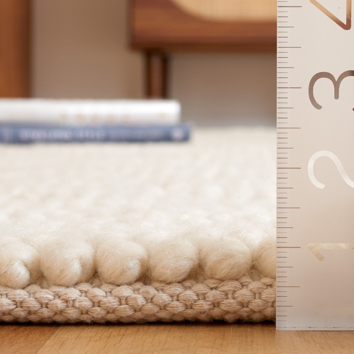 SAFAVIEH Tapis en laine de ferme Natura Hendrien fait à la main