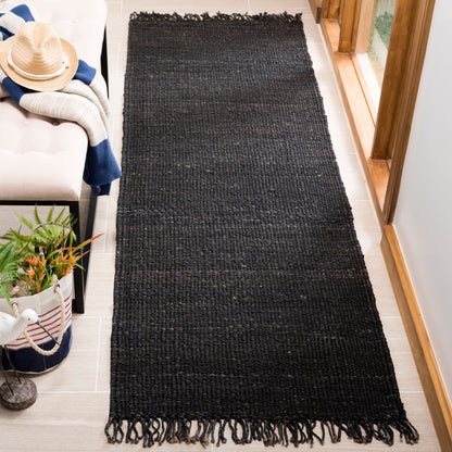 Tapis à franges en jute Eybjorg fait main en fibres naturelles SAFAVIEH