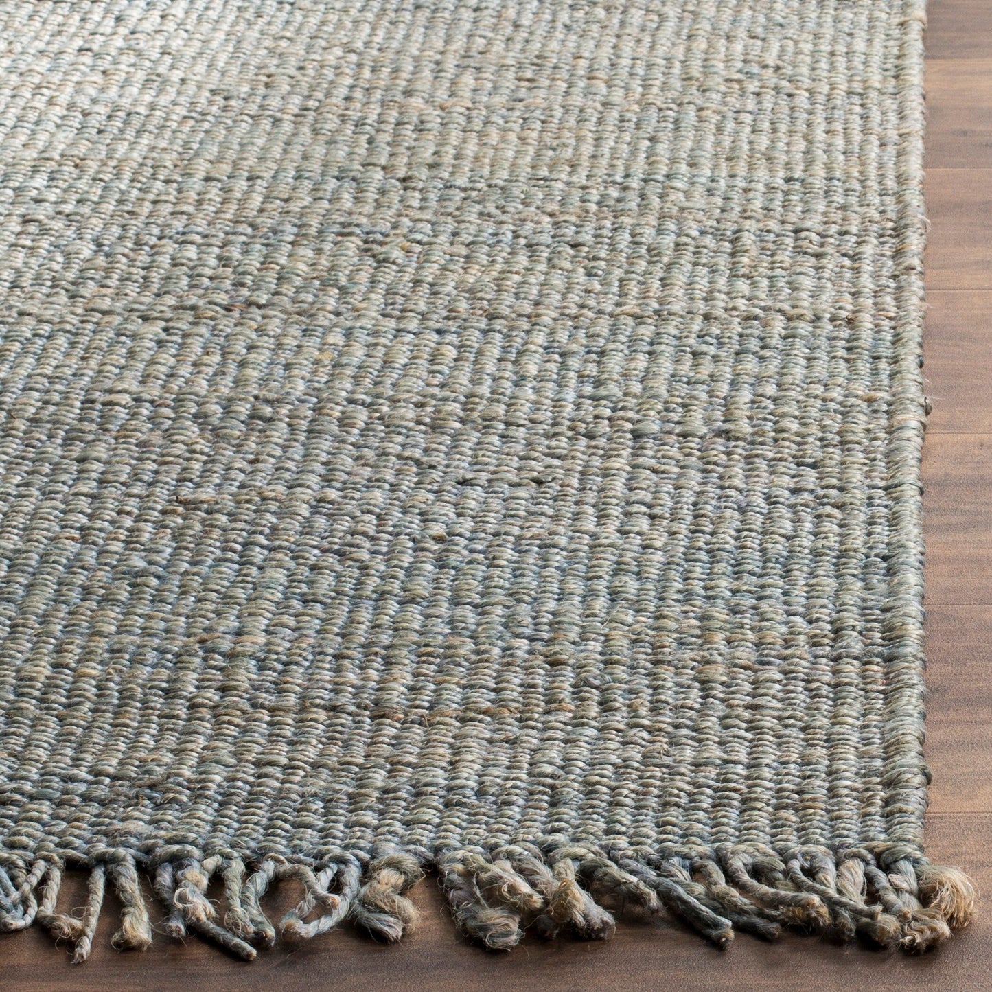 Tapis à franges en jute Eybjorg fait main en fibres naturelles SAFAVIEH