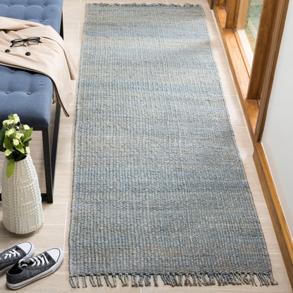 Tapis à franges en jute Eybjorg fait main en fibres naturelles SAFAVIEH