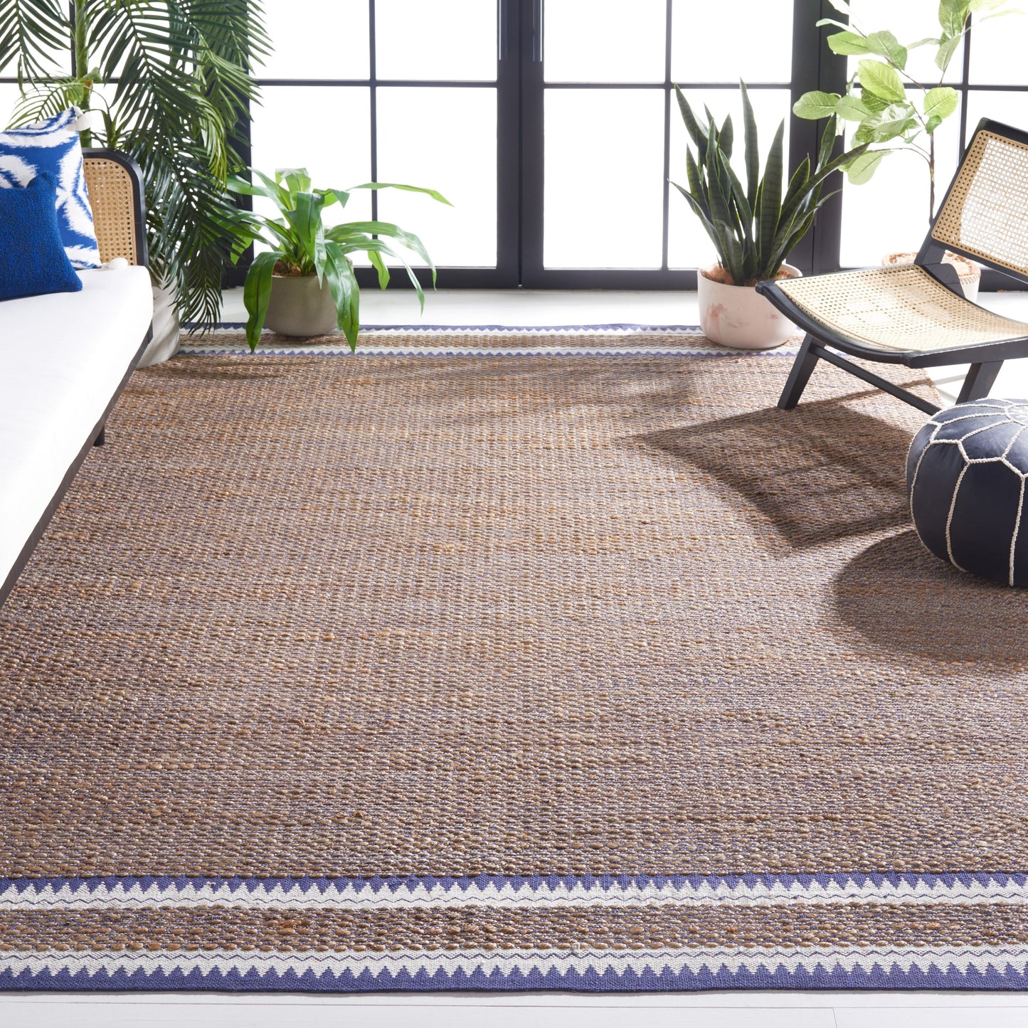 Tapis bohème en jute et fibres naturelles SAFAVIEH fait main