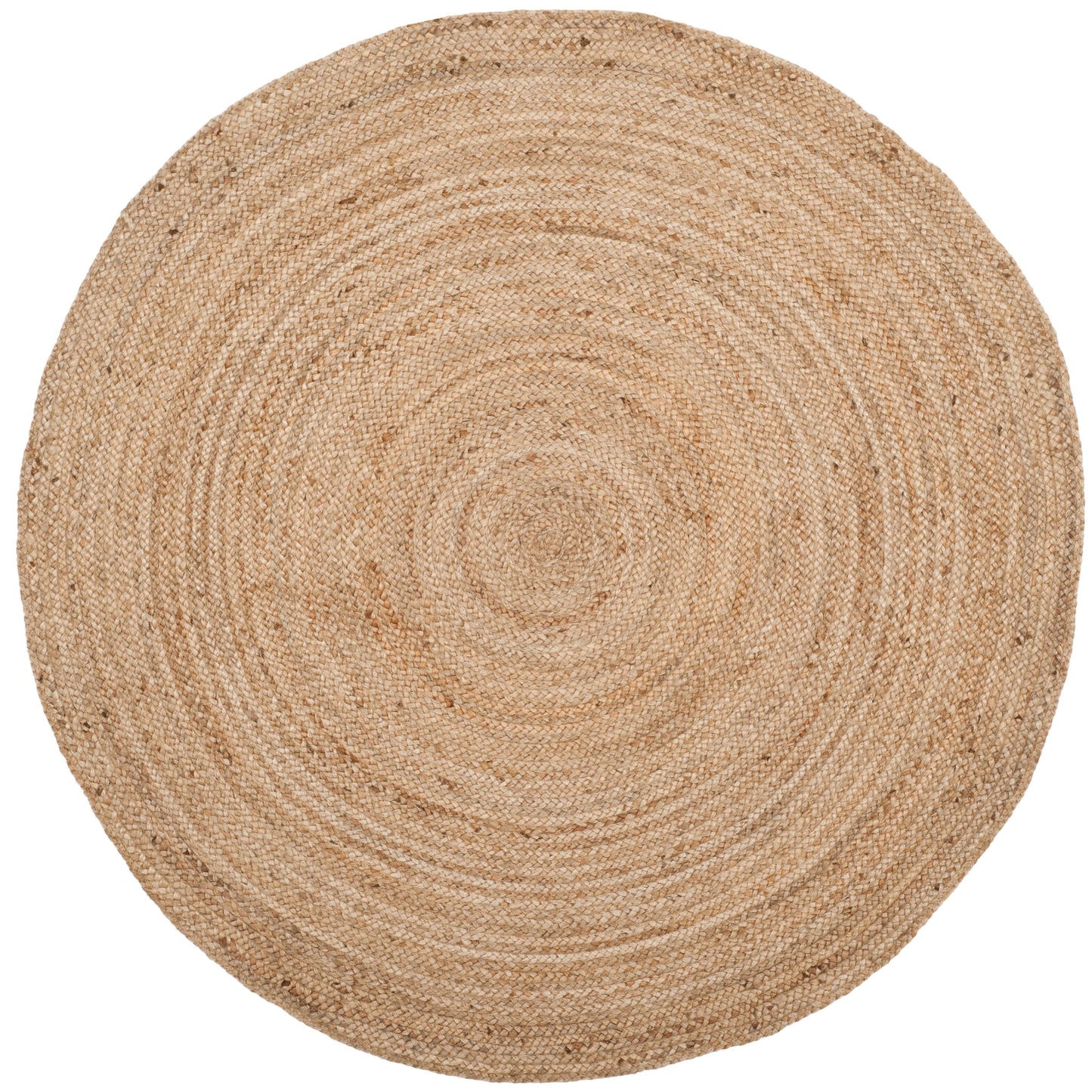 Tapis rond en jute fait main en fibres naturelles Jolette avec bordure SAFAVIEH