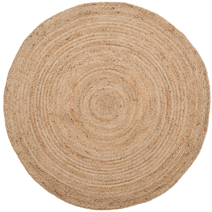 Tapis rond en jute fait main en fibres naturelles Jolette avec bordure SAFAVIEH