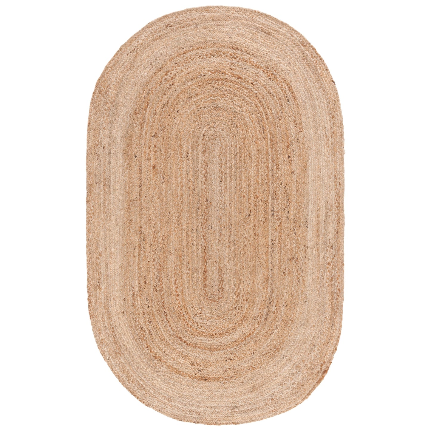 Tapis rond en jute fait main en fibres naturelles Jolette avec bordure SAFAVIEH