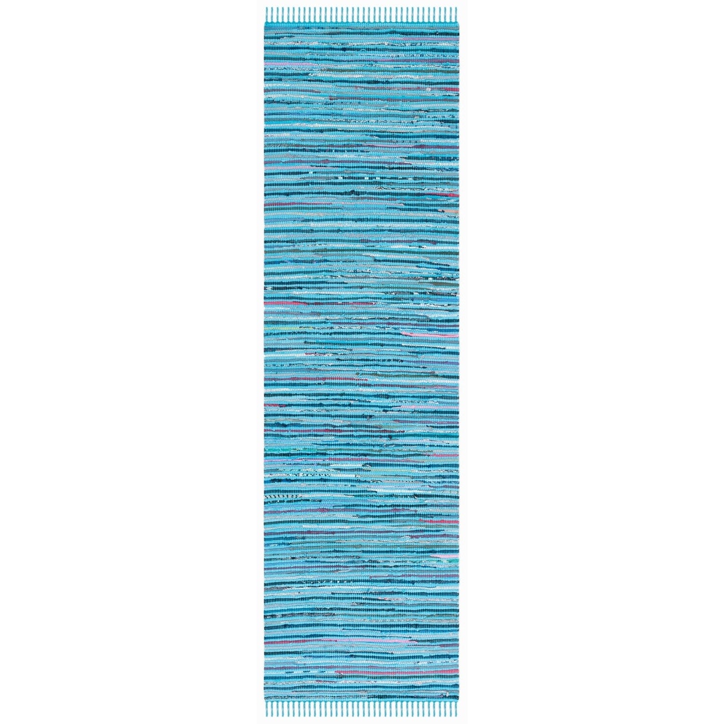 Tapis en coton à rayures Litzy fait main SAFAVIEH