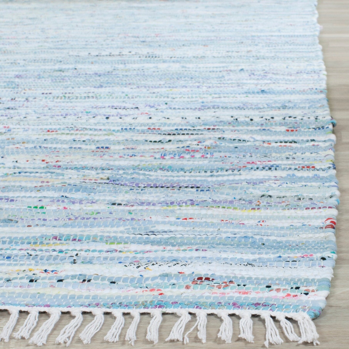 Tapis en coton à rayures Litzy fait main SAFAVIEH