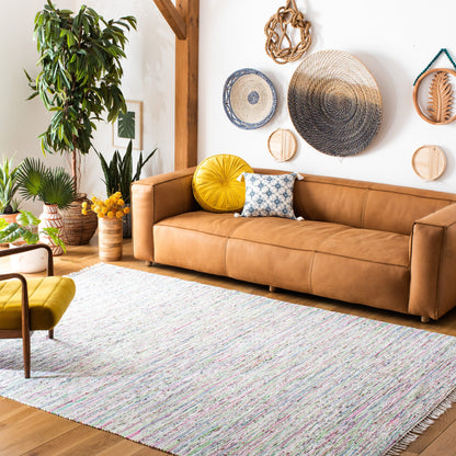 Tapis en coton à rayures Litzy fait main SAFAVIEH