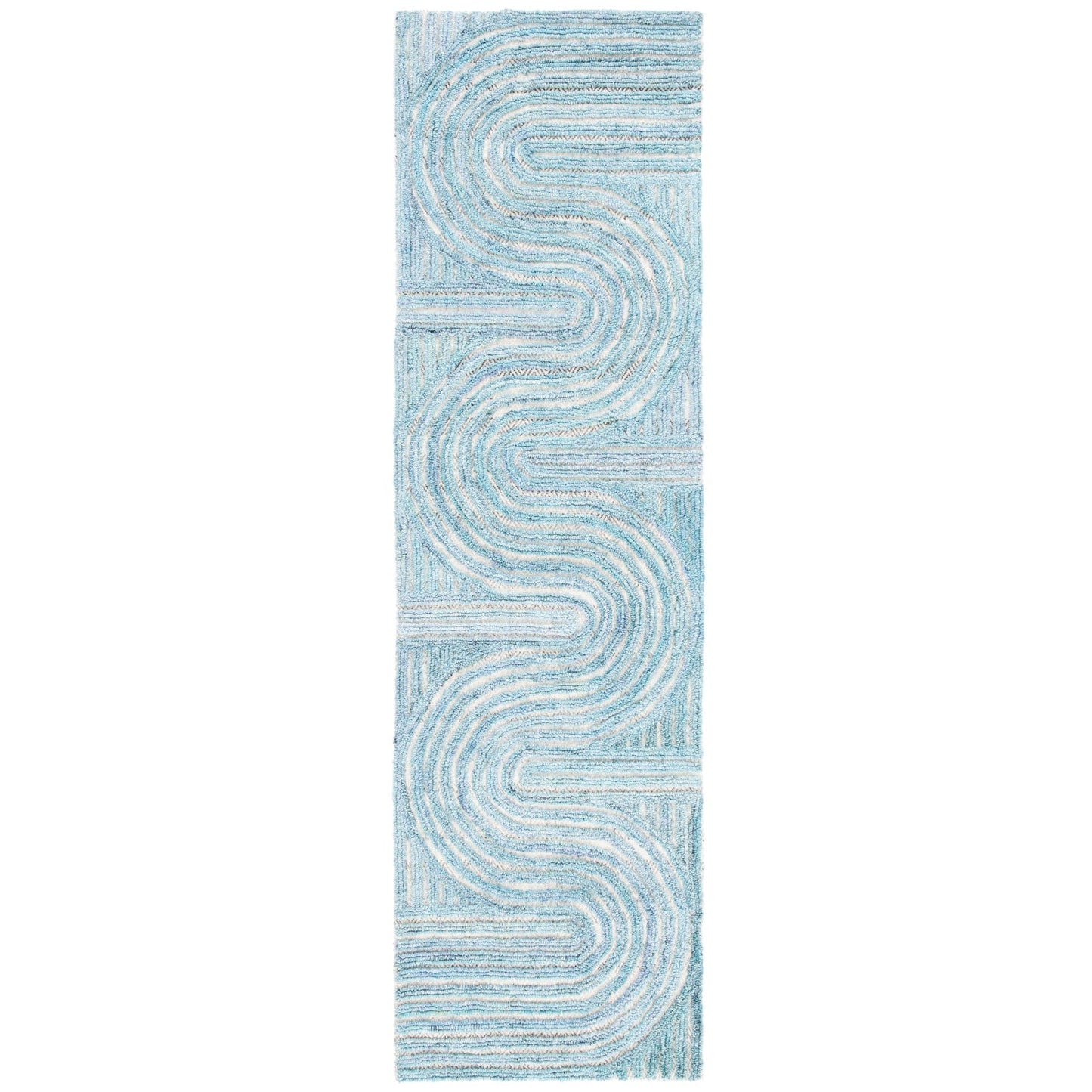 Tapis abstrait en laine fait main SAFAVIEH Southampton Asha