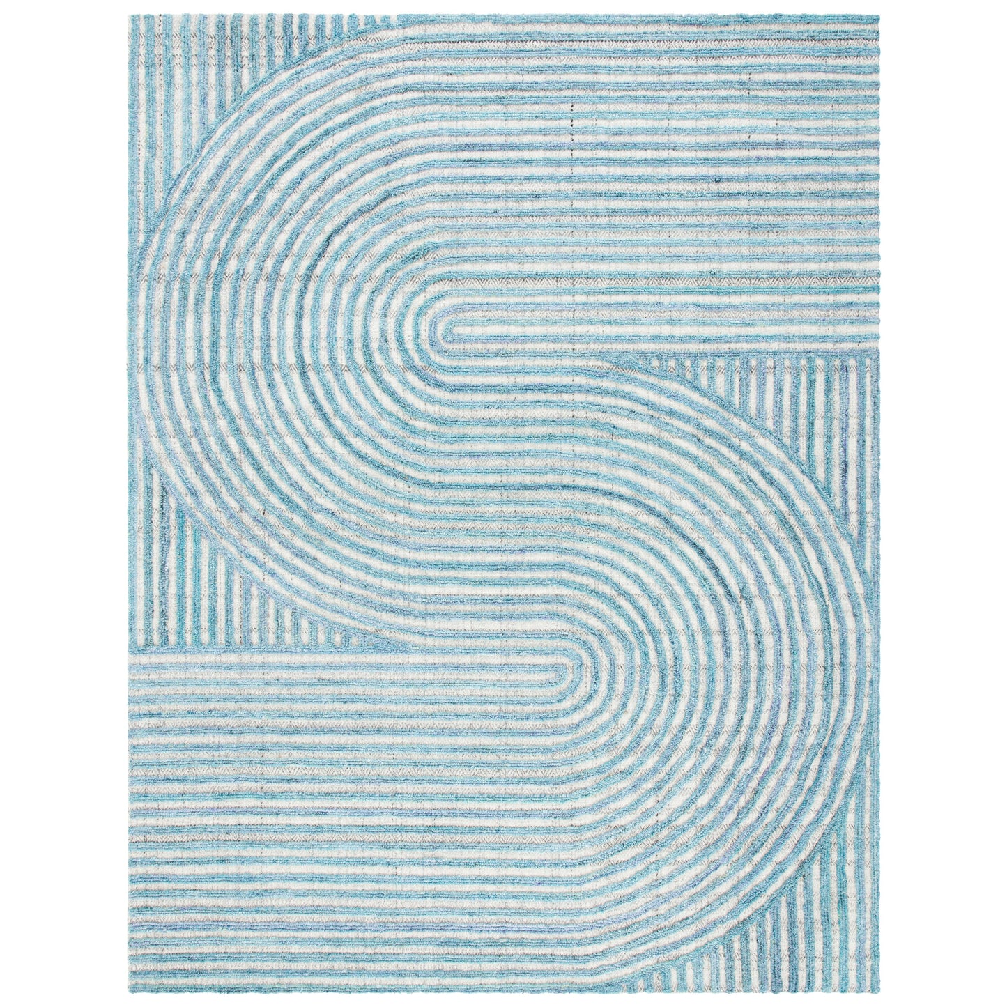 Tapis abstrait en laine fait main SAFAVIEH Southampton Asha