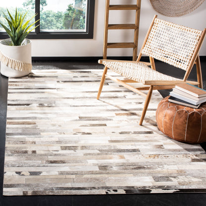Tapis en cuir moderne Tennille fait main SAFAVIEH