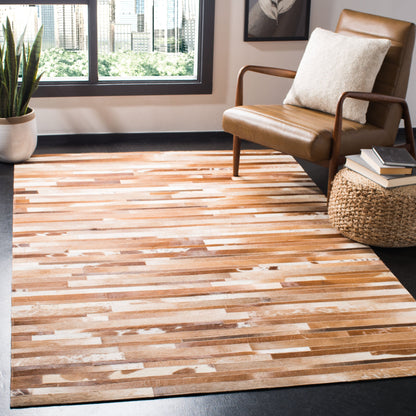 Tapis en cuir moderne Tennille fait main SAFAVIEH