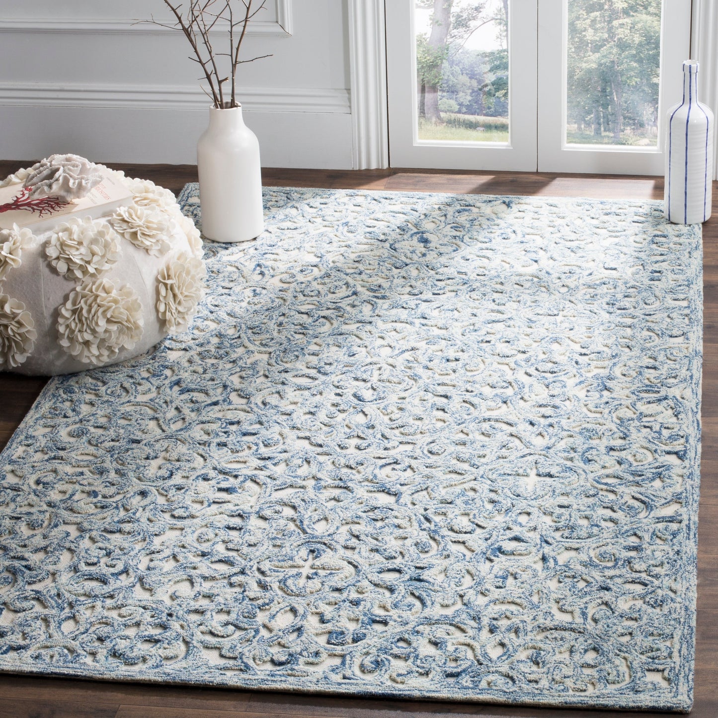 Tapis en laine moderne fait main SAFAVIEH Trace Racheal