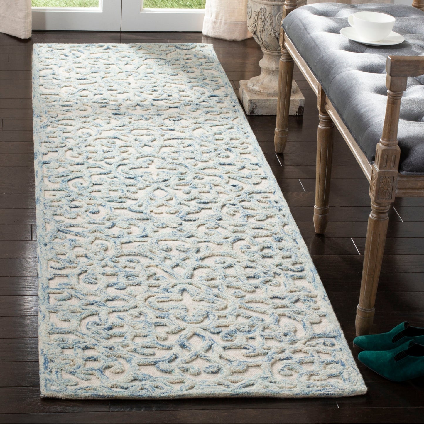 Tapis en laine moderne fait main SAFAVIEH Trace Racheal